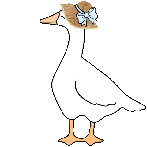 Duck Bow Sticker by Schoolgirl Style Classroom Decor