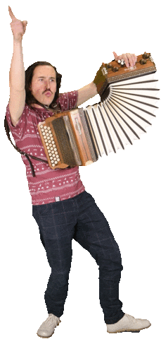 shake accordion Sticker by folkshilfe