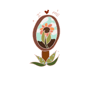 parishmap love illustration sticker flower Sticker