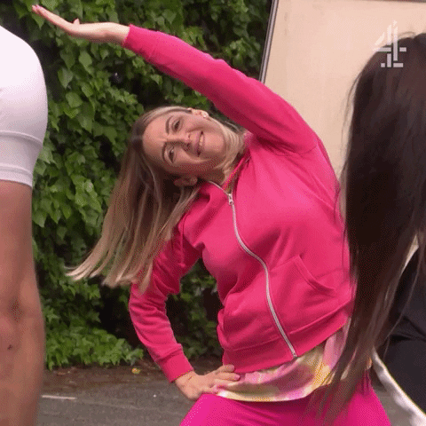 Stretching Work Out GIF by Hollyoaks