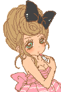 ashleyramon giphyupload kawaii lipstick gyaru Sticker