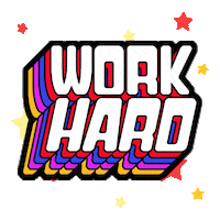 nicong18 animation typography stars creative Sticker