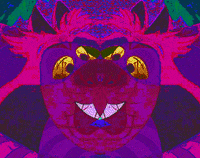 alice in wonderland disney GIF by LetsGlitchIt