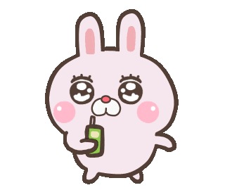 Rabbit 歩く Sticker