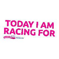 StandardLifeUK race marathon racer 10k Sticker