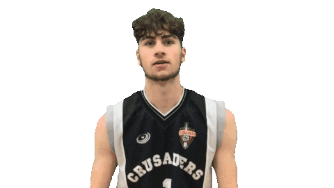 Lets Go Shout Sticker by Kent Crusaders Basketball