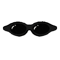 Slengkiy black sunglasses glasses kacamata Sticker