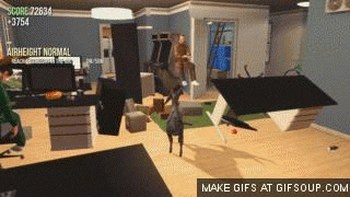 goat simulator GIF