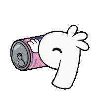 Bubblegum Dose Sticker by Paulberger