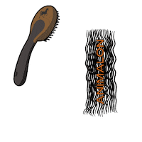hair brush Sticker by Animalon_Official