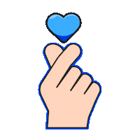 Heart Hand Sticker by Ceisc