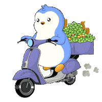 Money Retire Sticker by Pudgy Penguins