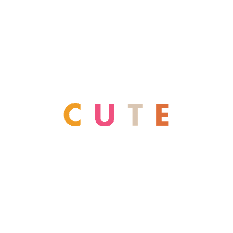 Typography Type Sticker