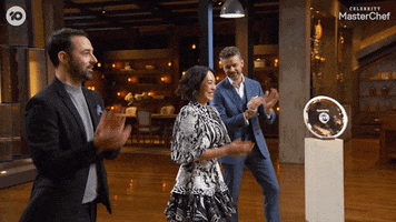 Happy Celebrity Masterchef GIF by MasterChefAU