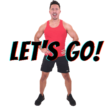Happy Lets Go Sticker by Kenta Seki