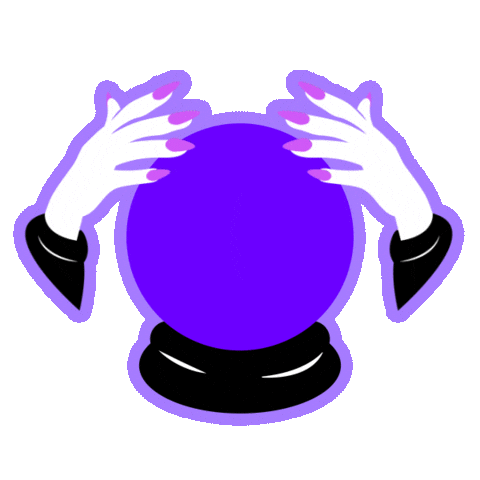 Crystal Ball Halloween Sticker