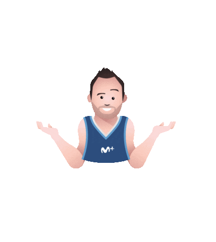liga endesa shrug Sticker by Movistar+