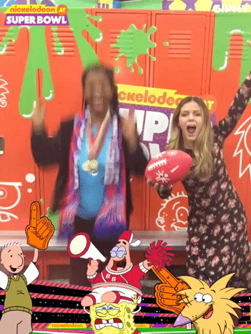 brooklyn decker sharita taylor GIF by Nickelodeon at Super Bowl