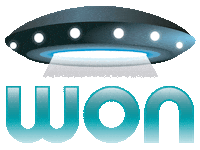wonsocial alien ufo won discovoador Sticker