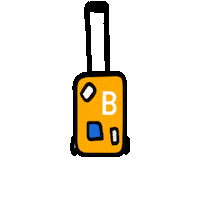 Luggage Sticker by Bookaway