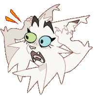 Surprised Warrior Cats Sticker