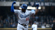 Flexing Los Angeles Dodgers GIF by MLB