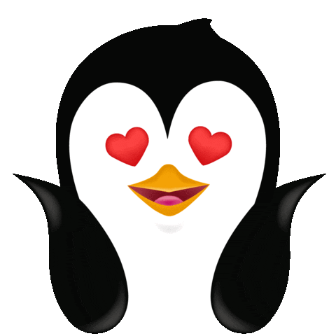 penguin love Sticker by PreGel