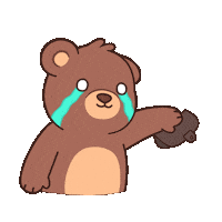 Shaking Teddy Bear Sticker by BEARISH