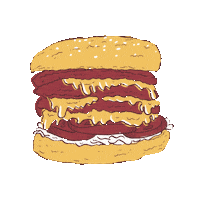 Comida Burger Sticker by The Coast - Halifax/Kjipuktuk