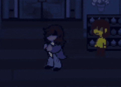 timmie_sabbah giphygifmaker giphycreatortest deltarune kris GIF