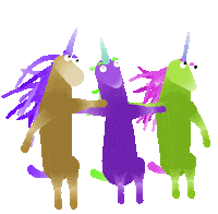 Unicorn Dancing Sticker