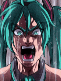 Hatsune Miku Crying GIF