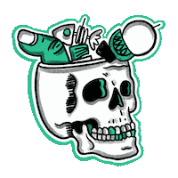 Halloween Drink Sticker by Good Snake