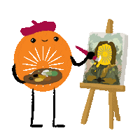 Art Painting Sticker by wisconsinunion