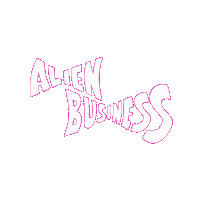 alienbusinessfilm logo film business alien Sticker
