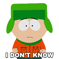 Kyle Broflovski Idk Sticker by South Park