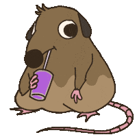 Comedy Drinking Sticker