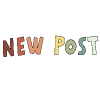 New Post Sticker