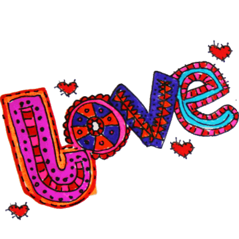words love Sticker