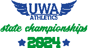 Blue Sticker by UWA Little Athletics Club