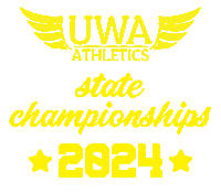 Yellow Sticker by UWA Little Athletics Club