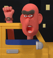 Angry 3D GIF by Andras Csuka
