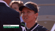 happy simona halep GIF by Roland-Garros