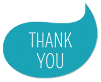 Thanks Thank You Sticker by Stripey Stork