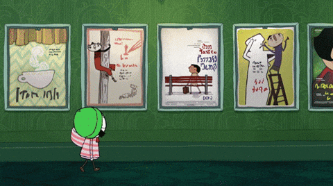 grand budapest hotel forest gump GIF by Sarah & Duck