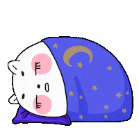 Sleepy Cat Sticker