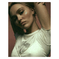 Lily-Rose Depp Smile Sticker by i-D