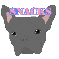iriskristen dog food snack snacks Sticker