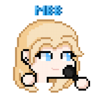 Pixel Art Mandy Sticker