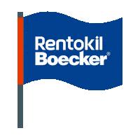 Flag Pest Control Sticker by Rentokil Boecker